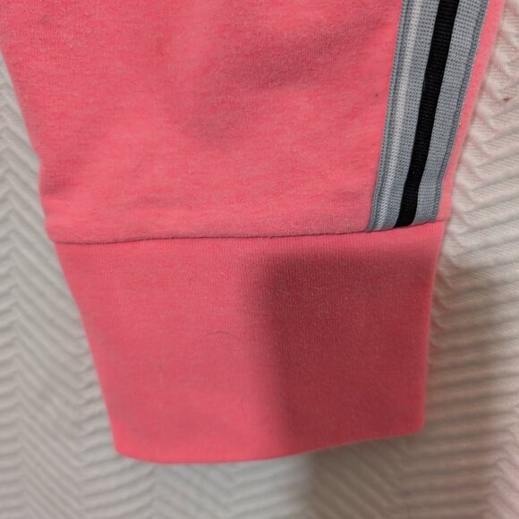 PINK Victoria Secret Neon Joggers Black Stripe & Logo Waistband Size Medium Y2K - Picture 6 of 8